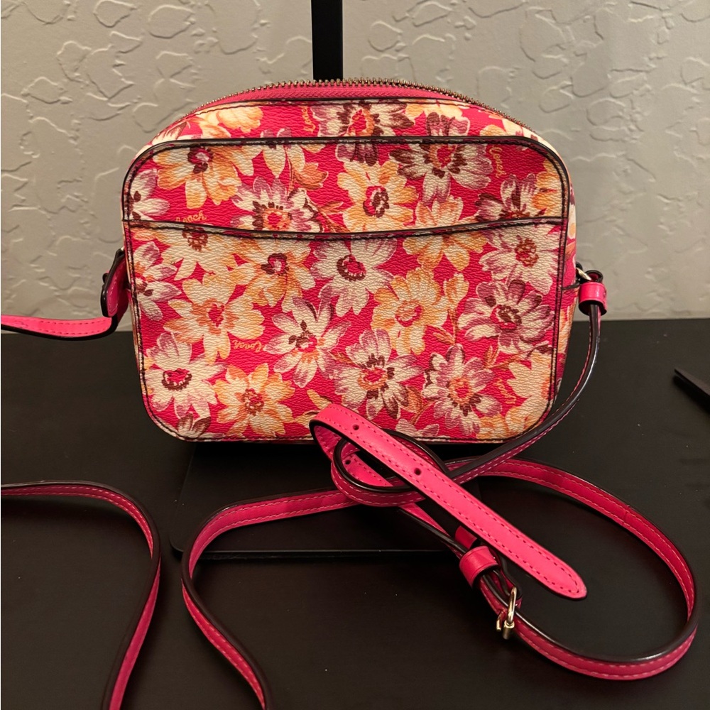 Coach Mini Camera Bag with Vintage Daisy Script Print - Picture 3 of 9